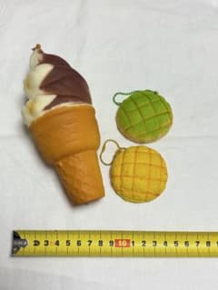 ソフトクリーム メロンパン スクイーズ 3点セットのサムネイル