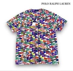 POLO RALPH LAUREN ポロベア 半袖 総柄 ベースボールシャツのサムネイル