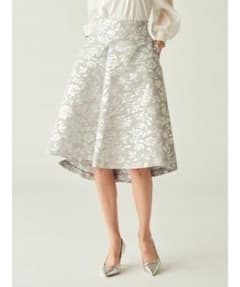 CELFORD スカート　花柄　シルバー　春夏のサムネイル