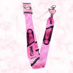 【新品】鬼滅の刃 竈門禰豆子 デザイン ピンクのストラップ ネックストラップ