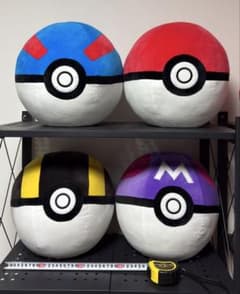 ポケモン マスターボール めちゃもふぐっとぬいぐるみ 4種セットコンプリートのサムネイル