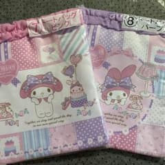 サンリオ くじ 当りくじ マイメロ マイメロディ トートバッグ ピンク パープルのサムネイル