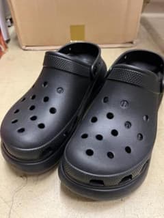 ☆未使用品☆クロックス クラッシュクロッグ ブラック M9 W11