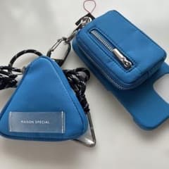maisonspecial 메종 스페셜 나일론 iPhone 케이스 블루