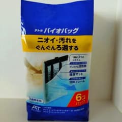 【テトラ バイオバッグ】ニオイ・汚れをぐんぐんろ過 6コパックのサムネイル