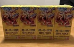 テープ付き ワンピースカードゲーム 神の島の冒険 4BOX - メルカリ