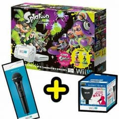 Wii U スプラトゥーン セット  マイクとマイクカバー付きのサムネイル