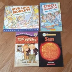 英語　多読　絵本　FiveLittleMonkeysなどのサムネイル