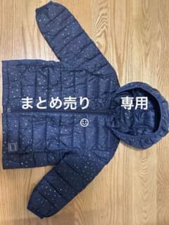 GAP ネイビー ハート柄 ダウンコート キムラタン　ビケットクラブ　アウターのサムネイル