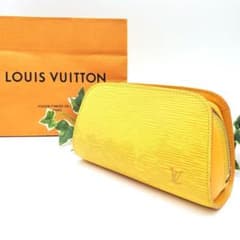 LOUIS VUITTON エピ コスメポーチ イエロー 美品 - メルカリ
