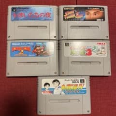 スーパーファミコン ソフト付き ①⑤スーパーファミコンソフト5本セット(動作未確認のジャンク品