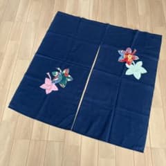 藍色 のれん 紅葉モチーフ 和風インテリア - メルカリ