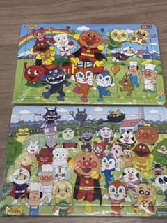 アンパンマンパズル　2冊　ファスナーケースセットのサムネイル