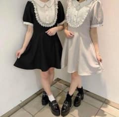 evelyn ビジューシフォンレースワンピースのサムネイル