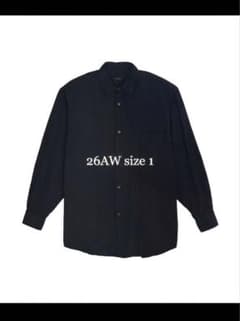 comoli 26aw 製品染 ブラック コモリシャツ1 - メルカリ