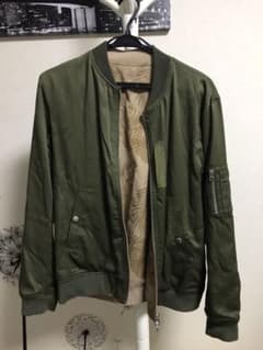 MA-1 リバーシブルジャケット カーキのサムネイル