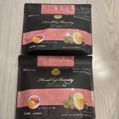新品未開封】カーブスヘルシービューティー ピーチ＆マンゴー味 30食分