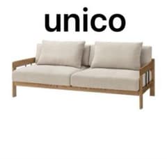 unico 2人掛けソファ ベージュ ウニコ 2.5シーター - メルカリ