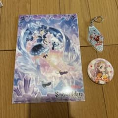 初音ミク・巡音ルカ　3点セット　ポスター　缶バッジ　キーホルダーのサムネイル