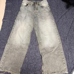 ワイドデニムパンツバギーデニム　Levi's似‼️ 色落ちY2K ‼️ストリート‼️のサムネイル