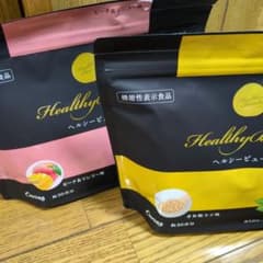 カーブス ヘルシービューティ きな粉ラテ味・ピーチ＆マンゴー味
