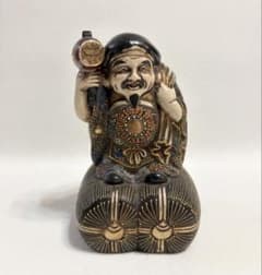 九谷焼 大黒天 置物 金彩 縁起物 商売繁盛 インテリア 骨董 - メルカリ