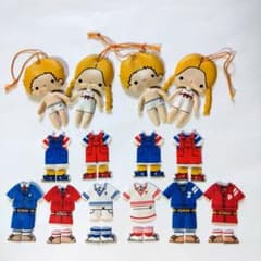 昭和レトロ サンリオ パティ＆ジミー 着せ替え マスコット　希少品　激レア サンリオ パティ＆ジミー 着せ替え マスコット 昭和 レトロ - メルカリ