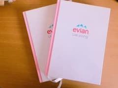 【非売品】evian 無地ノート2冊セットのサムネイル