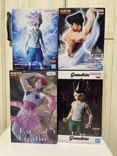 HUNTER × HUNTER 프라이즈 피규어 4 점 세트 정리 판매