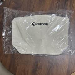 CURSOR ベージュ トートバッグ 非売品　ノベルティ未開封のサムネイル