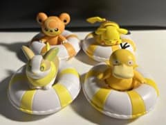 ポケモン　プカプカ浮き輪コレクション　ワンパチ　コダック　ヒメグマ　ピカチュウのサムネイル
