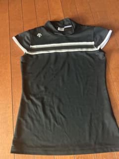 DESCENTE GOLF レディース ハイネックシャツ 黒Mサイズのサムネイル
