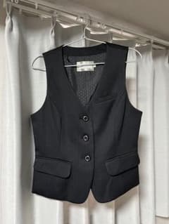 新品 ベスト オフィス ブラック 11号 事務服のサムネイル