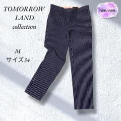 S009トゥモローランドコレクション/カジュアルパンツ【M】紺白