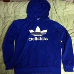 adidas パーカー 青のサムネイル