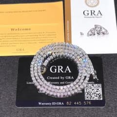✨最高級品✨VVS1モアサナイトテニスネックレス3mm55cmシルバー - メルカリ