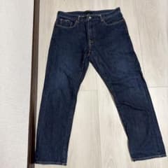 UNIQLO JEANS ストレートデニム インディゴのサムネイル