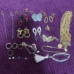 子供 レディース アクセサリー まとめ売り イヤリング ネックレス おもちゃのサムネイル