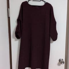 Bou Jeloud ボルドー ひざ丈ワンピースのサムネイル