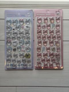 に*こ様 ちいかわ 第二弾 モモンガ カニちゃん ボンボンドロップシール2枚セッのサムネイル