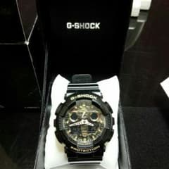 G-SHOCK　アナログ　デジタル　デジアナ　迷彩　カモフラージュ　金　腕時計のサムネイル