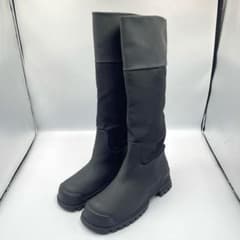 未使用級✨ZARA ラバーブーツ　レインブーツ　ブラック　22cm