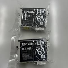 ⭐︎ニャンコさま専用⭐︎ EPSON ICBK61 ブラック2個セットのサムネイル