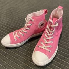 converse ピンク ハイカット 27 CONVERSE ALL STAR ピンク ハイカットスニーカー - メルカリ