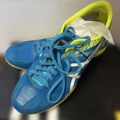 asics レイスプリント陸上スパイク ブルー/イエロー25.0cmのサムネイル