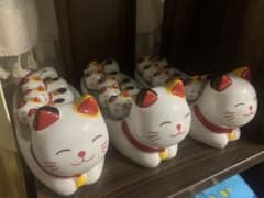 うさぎママ様専用　招き猫親子セット 8セットまとめ売りのサムネイル