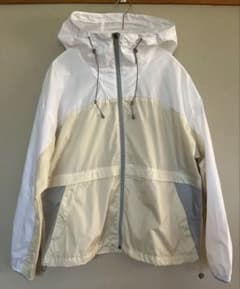 Columbia UVカットフード付きジャケット L ホワイト×ベージュのサムネイル