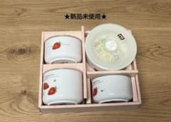 ★新品未使用★EJIRY エジリー　いちごデザイン 保存容器 4個セットのサムネイル