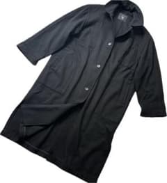 80s初期タグ】Y's Yohji Yamamoto ウール ロングコート 黒 - メルカリ