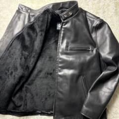 極美品　現行モデル　キングサイズ　ショット　シングルライダース 641 本革 極美品 現行モデル キングサイズ ショット シングルライダース 641 本